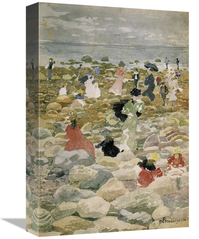 East Urban Home 'Low Tide Nantasket' Print on Canvas Wayfair